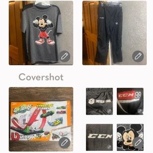 Mickey tee+CCM #82 pant XL 18+